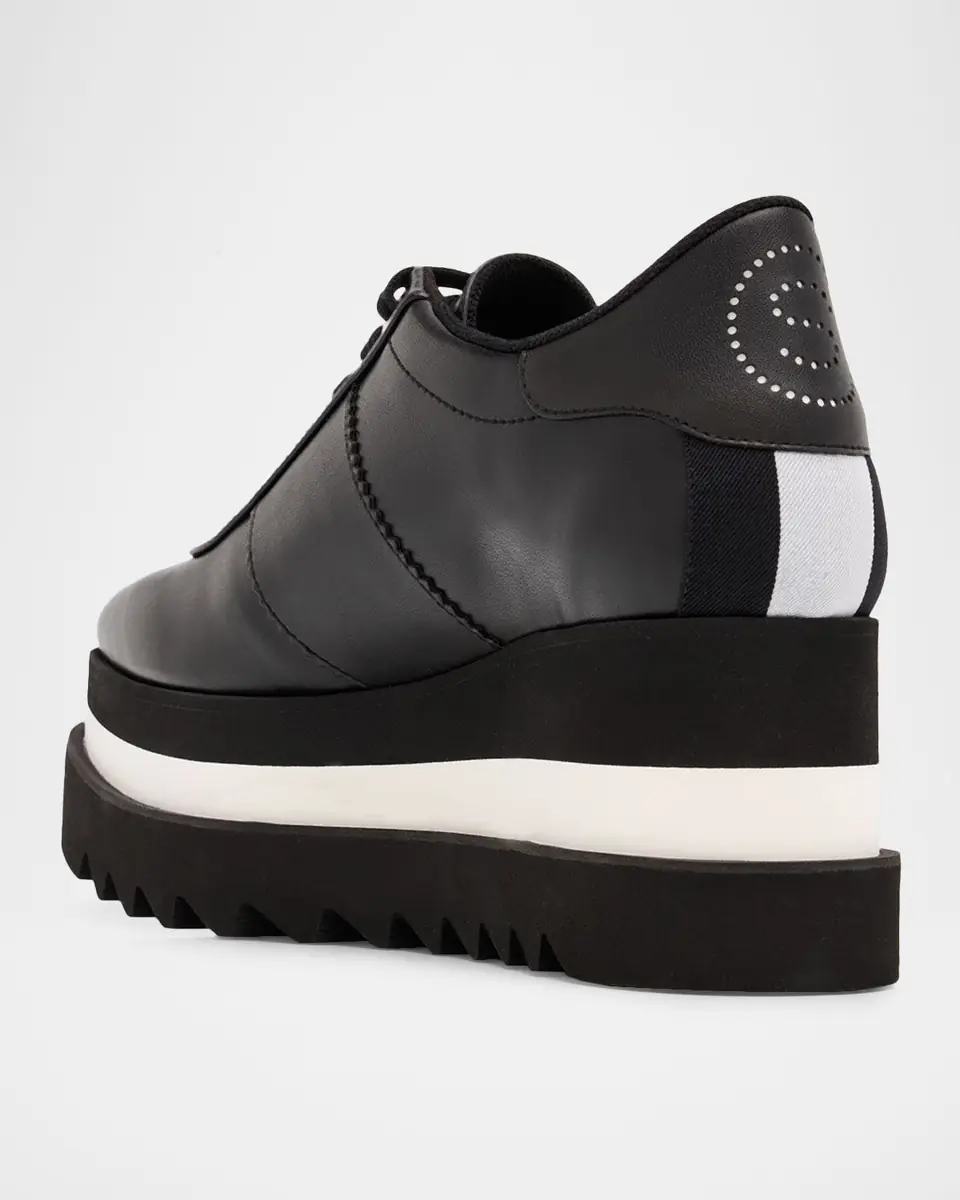Stella McCartney 80mm Sneak-Elyse Two-Tone Platform Sneakers | Thumbnail 4