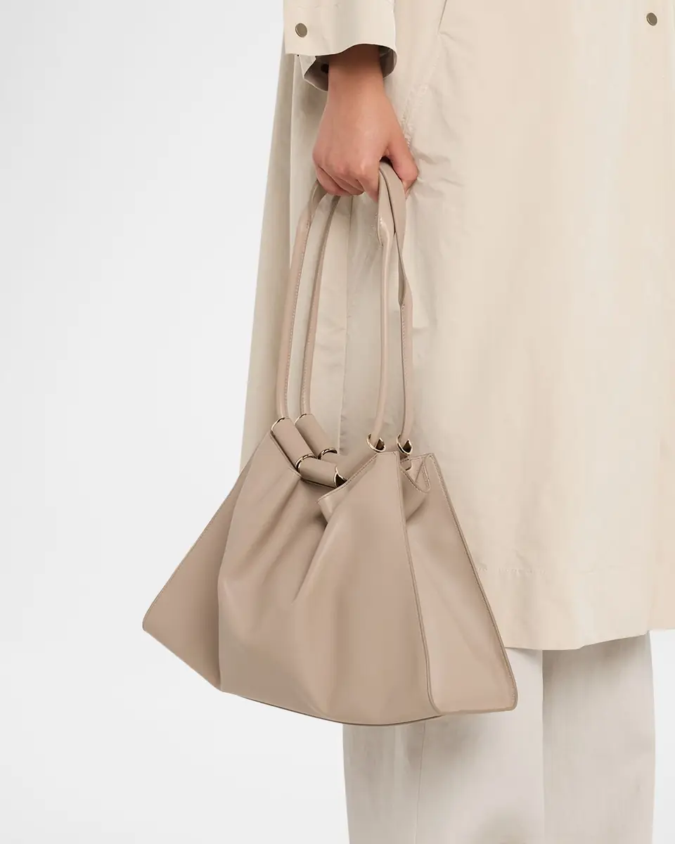 Giorgio Armani Lamb Leather Shopper Shoulder Bag | Thumbnail 2 Giorgio Armani Lamb Leather Shopper Shoulder Bag | Thumbnail 2
