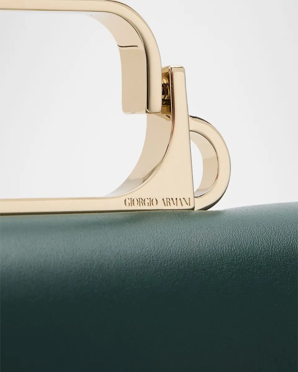 Giorgio Armani Leather Clutch Bag | Thumbnail 6
