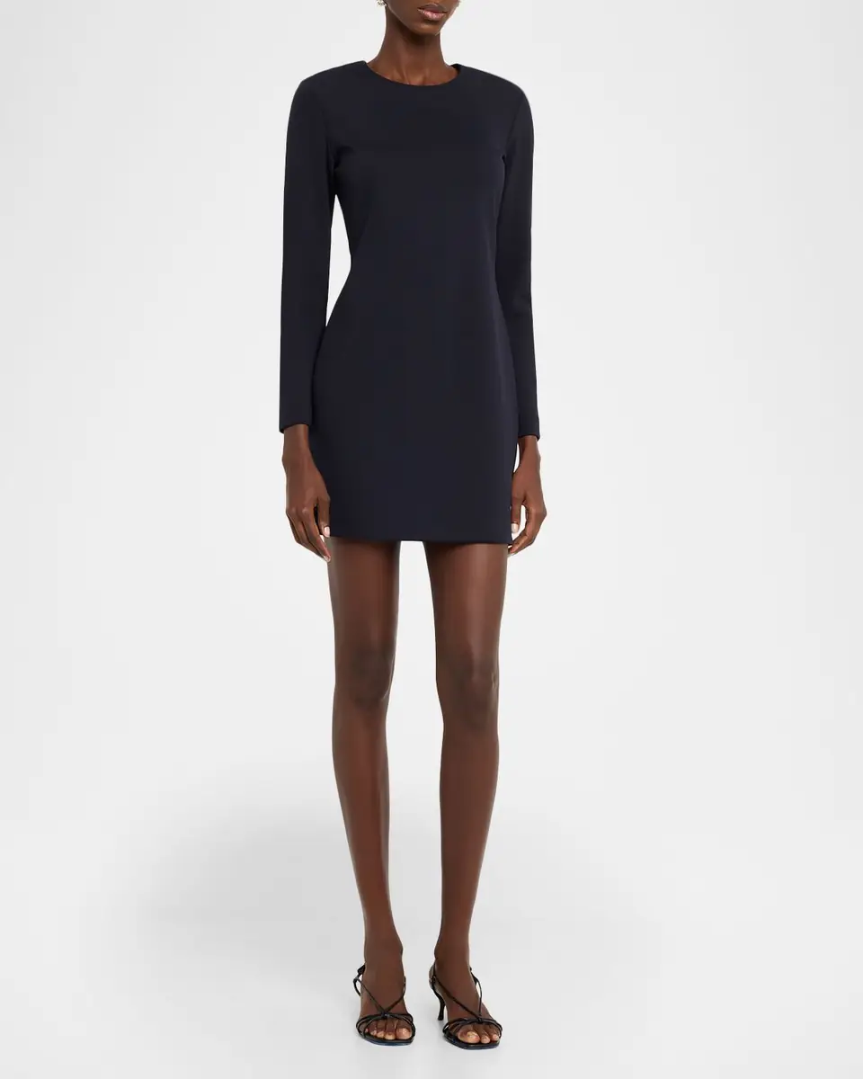 Max Mara Pick Stitch Scuba Jersey Mini Dress | Thumbnail 2 Max Mara Pick Stitch Scuba Jersey Mini Dress | Thumbnail 2