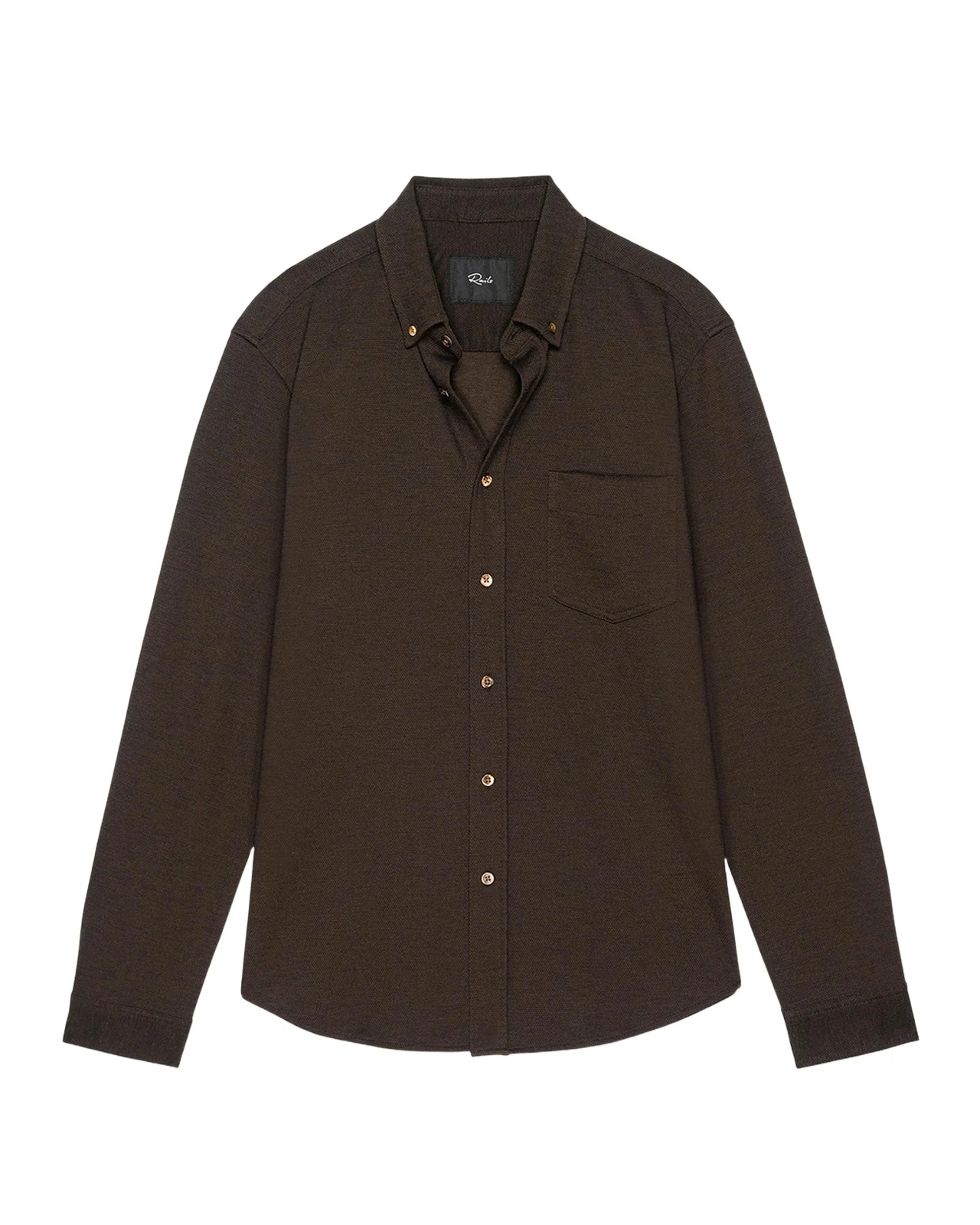 Men's Tech Pique Button-Front Shirt Men's Tech Pique Button-Front Shirt