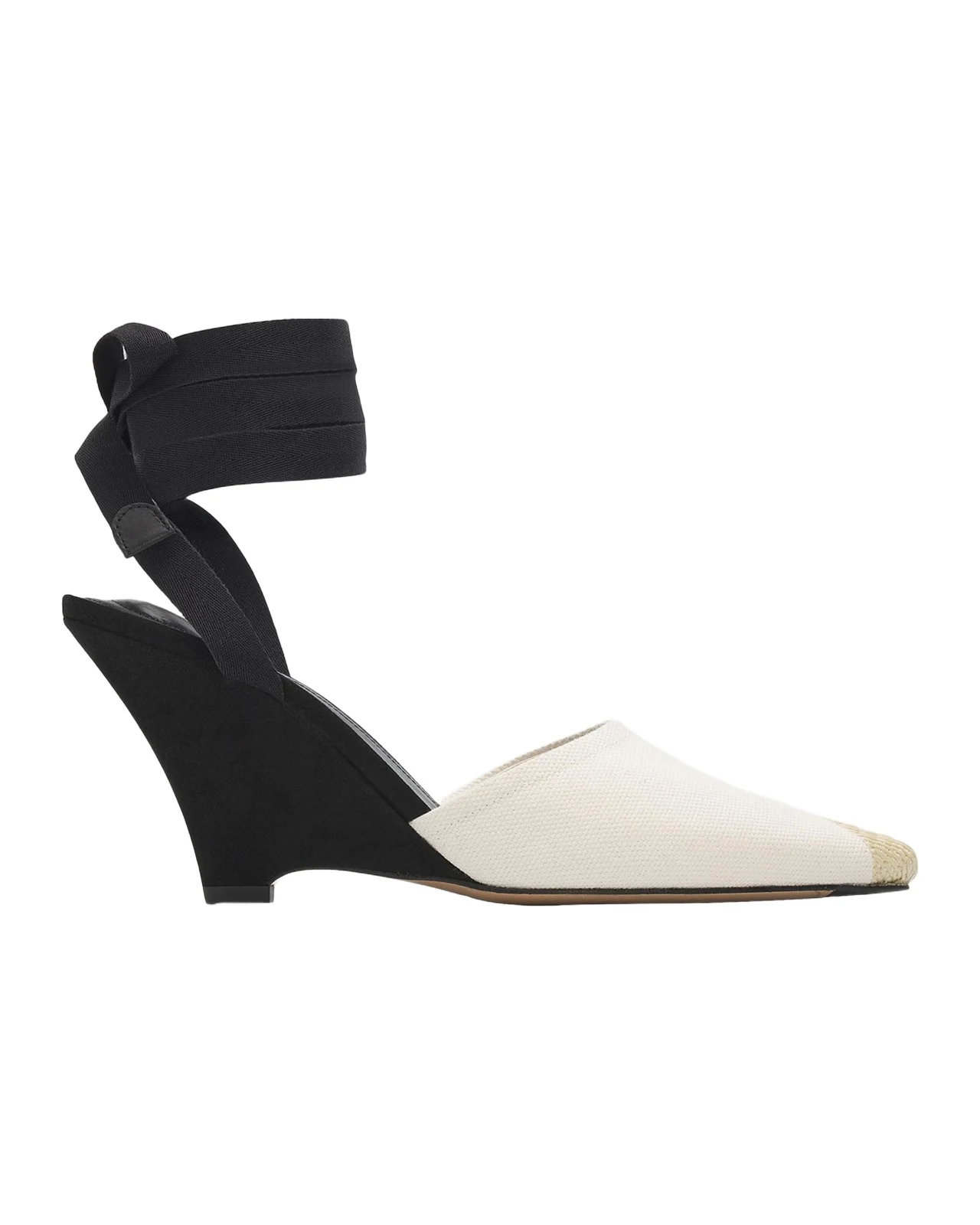 Jacquemus The High Espadrilles Colorblocked Wedge Mules