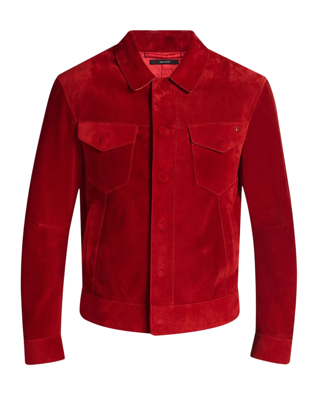 Tom Ford Men's Suede Snap-Front Western Jacket