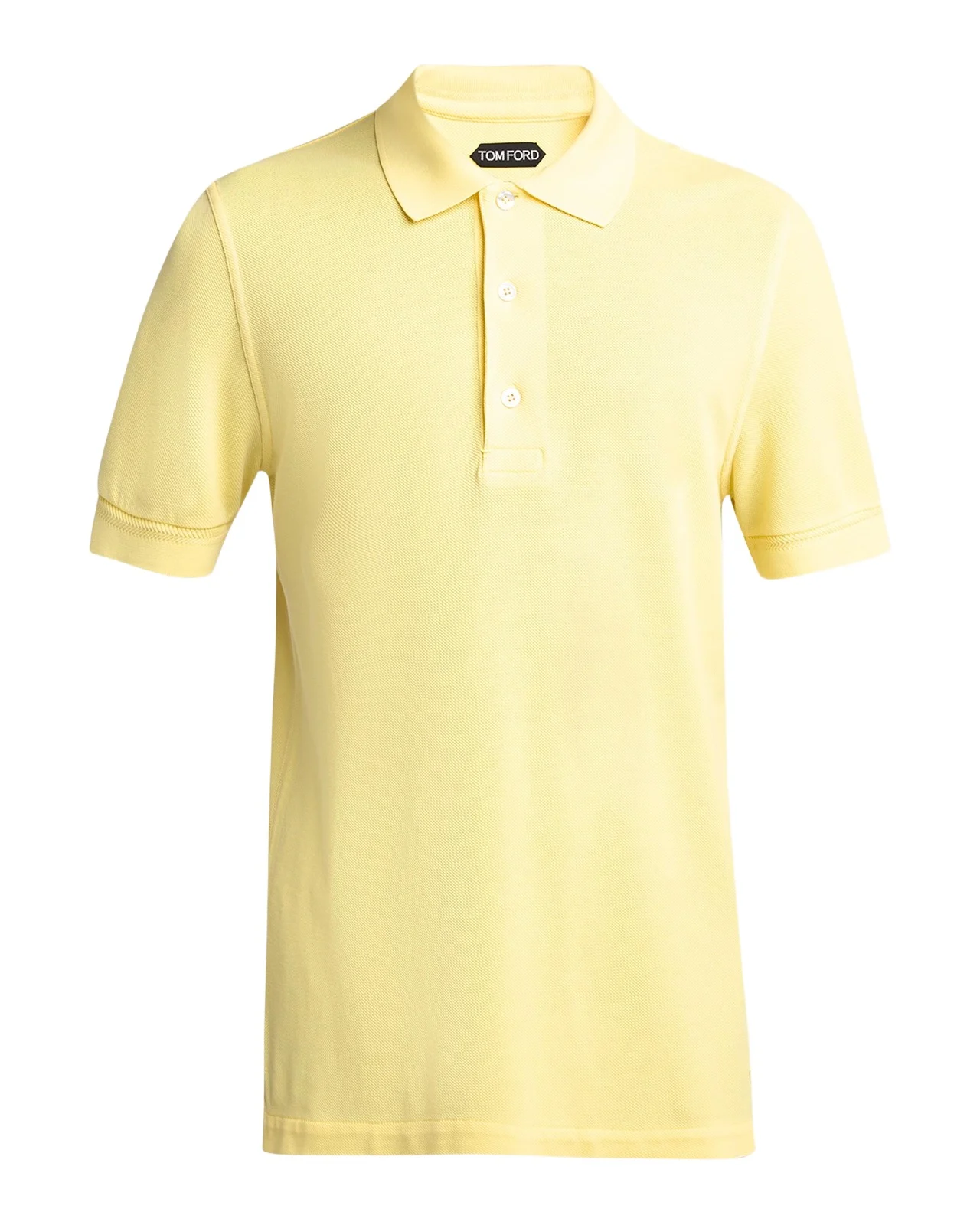 Tom Ford Men's Lyocell Pique Polo Shirt