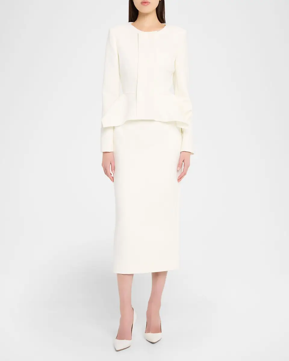 Roland Mouret Peplum Crepe Jacket | Thumbnail 2 Roland Mouret Peplum Crepe Jacket | Thumbnail 2