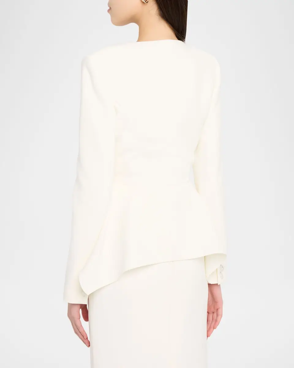 Roland Mouret Peplum Crepe Jacket | Thumbnail 3 Roland Mouret Peplum Crepe Jacket | Thumbnail 3