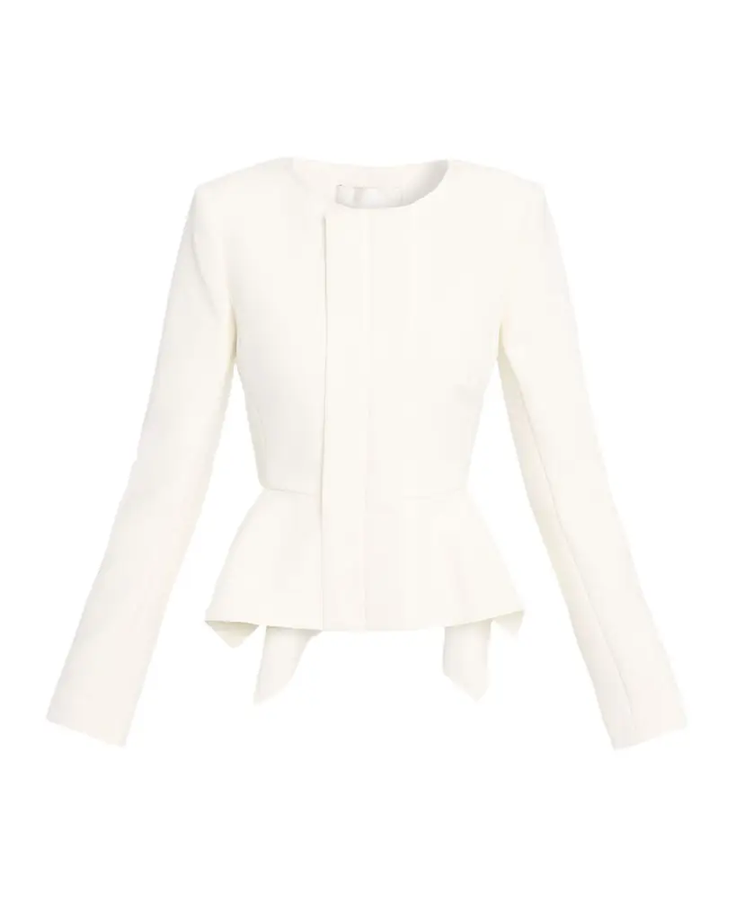 Peplum Crepe Jacket Peplum Crepe Jacket