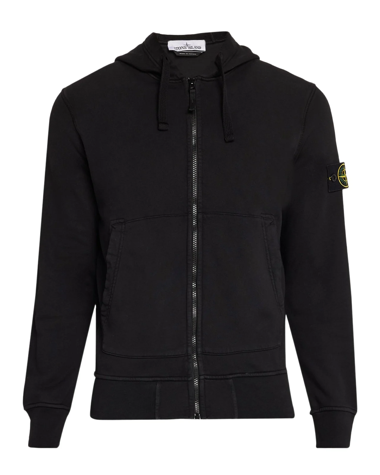 Stone Island Men's Zip-Up Hooded Sweatshirt