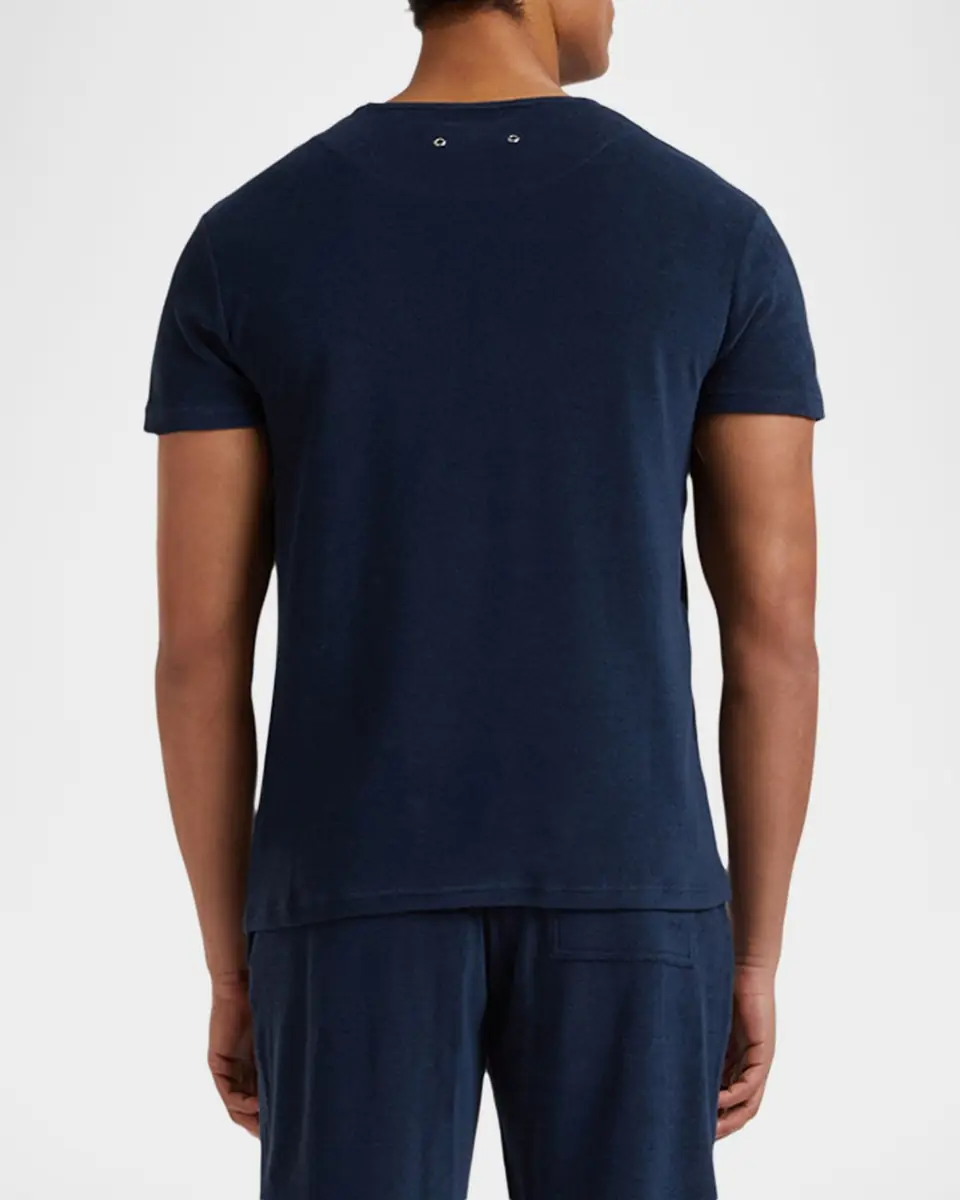Vilebrequin Men's Terry Toweling T-Shirt | Thumbnail 3 Vilebrequin Men's Terry Toweling T-Shirt | Thumbnail 3