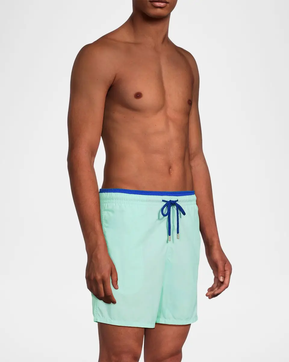 Vilebrequin Men's Les Unis Bicolor Swim Trunks | Thumbnail 4 Vilebrequin Men's Les Unis Bicolor Swim Trunks | Thumbnail 4