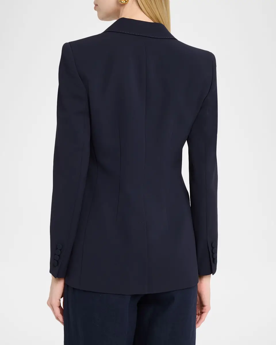 Lafayette 148 New York Single-Button Finesse Crepe Blazer | Thumbnail 3 Lafayette 148 New York Single-Button Finesse Crepe Blazer | Thumbnail 3