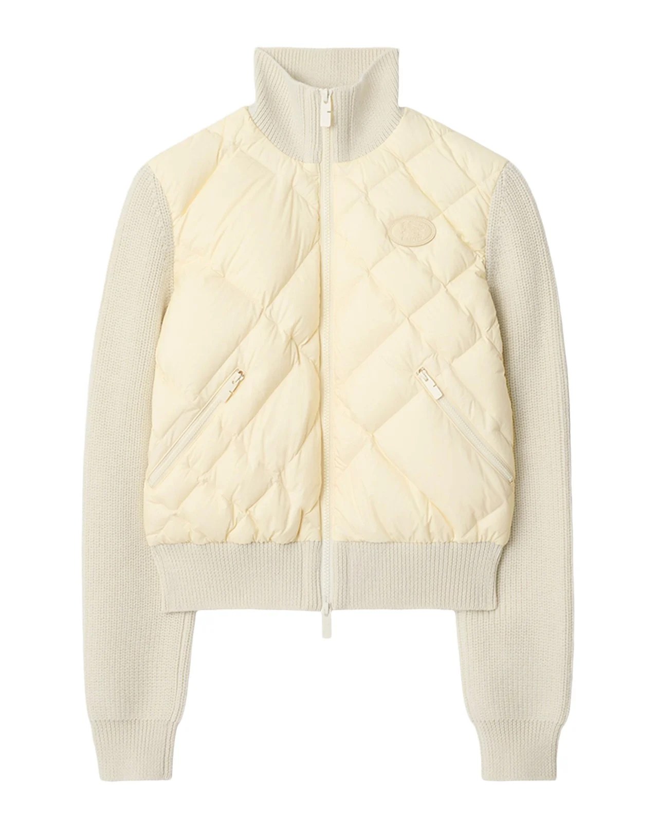 Kelsey Quilted Knit Combo Jacket