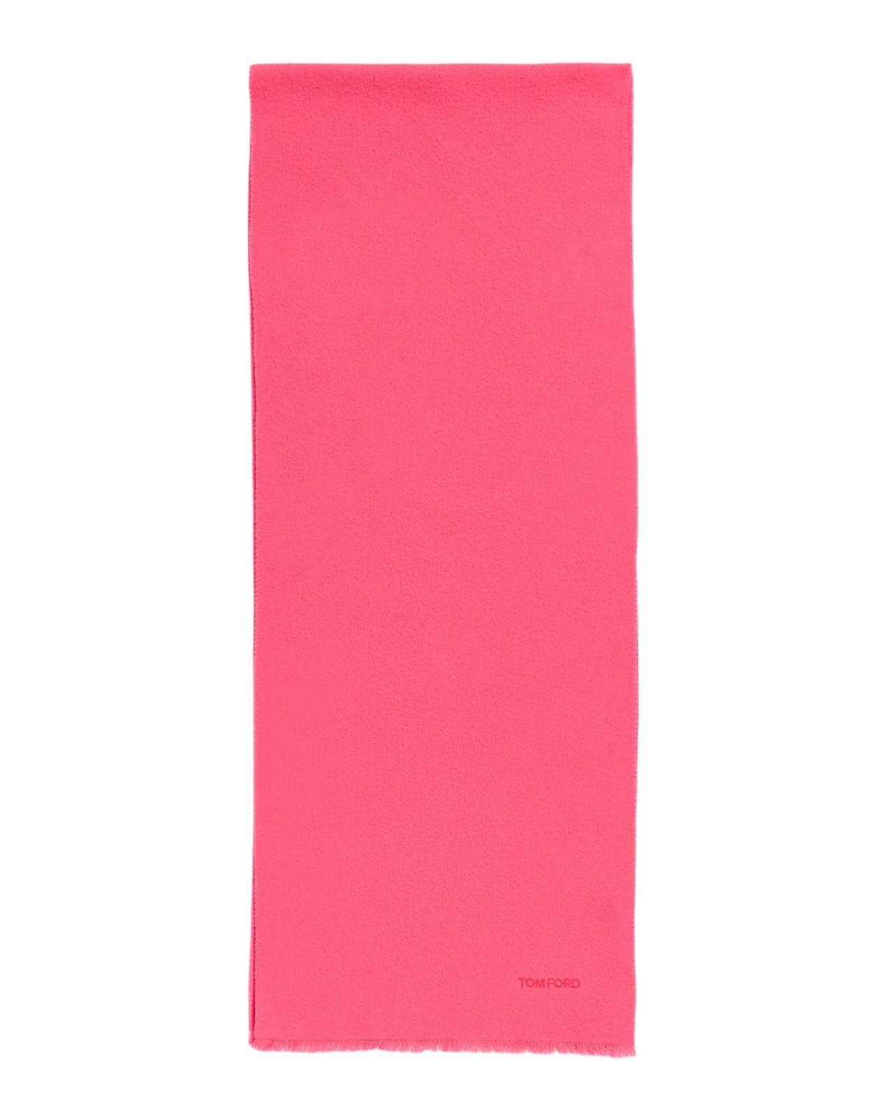 Tom Ford Men's Cashmere Tonal Logo Scarf