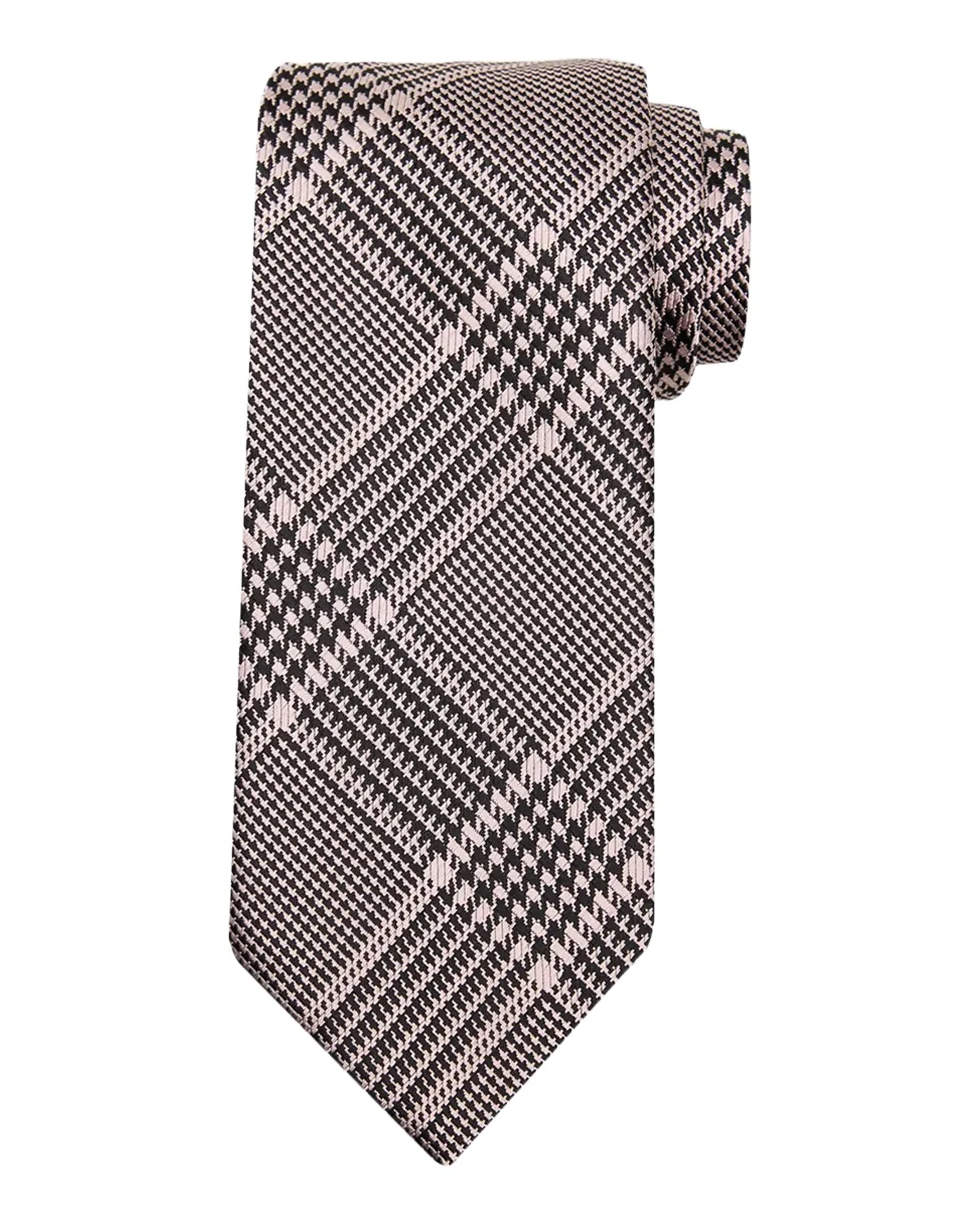 Men's Prince of Wales Grid Check Silk Tie Men's Prince of Wales Grid Check Silk Tie