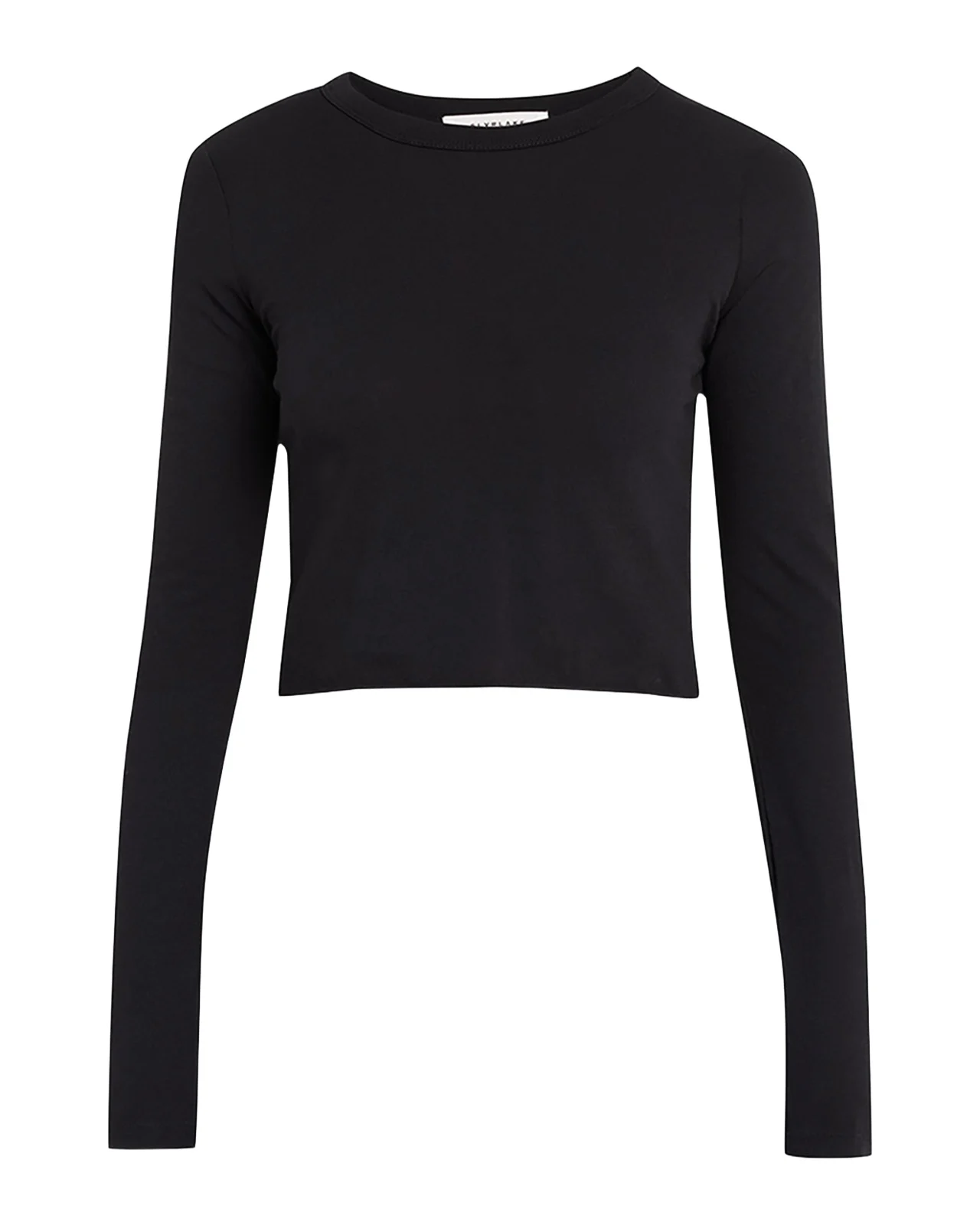 SLVRLAKE Long Sleeve Cropped Baby Tee