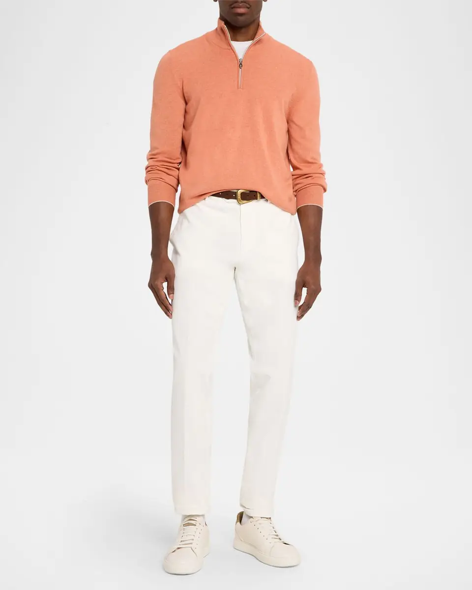 Brunello Cucinelli Men's Cashmere Turtleneck Sweater | Thumbnail 2 Brunello Cucinelli Men's Cashmere Turtleneck Sweater | Thumbnail 2