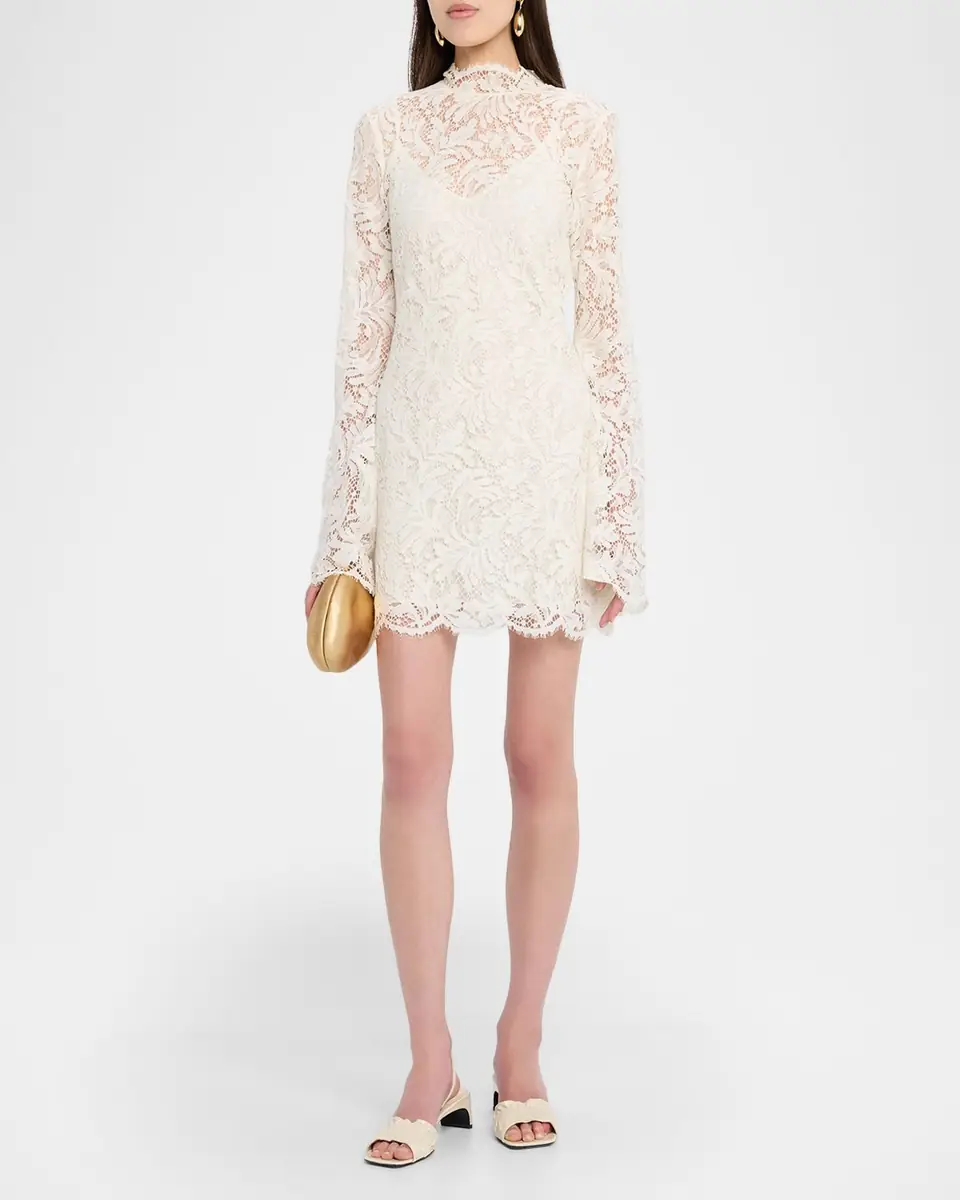 A.L.C. Eden Lace Mini Dress | Thumbnail 2 A.L.C. Eden Lace Mini Dress | Thumbnail 2