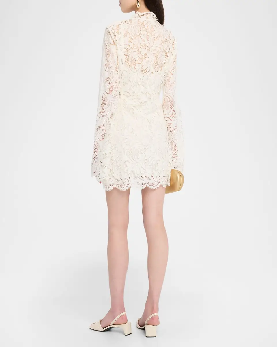 A.L.C. Eden Lace Mini Dress | Thumbnail 3 A.L.C. Eden Lace Mini Dress | Thumbnail 3