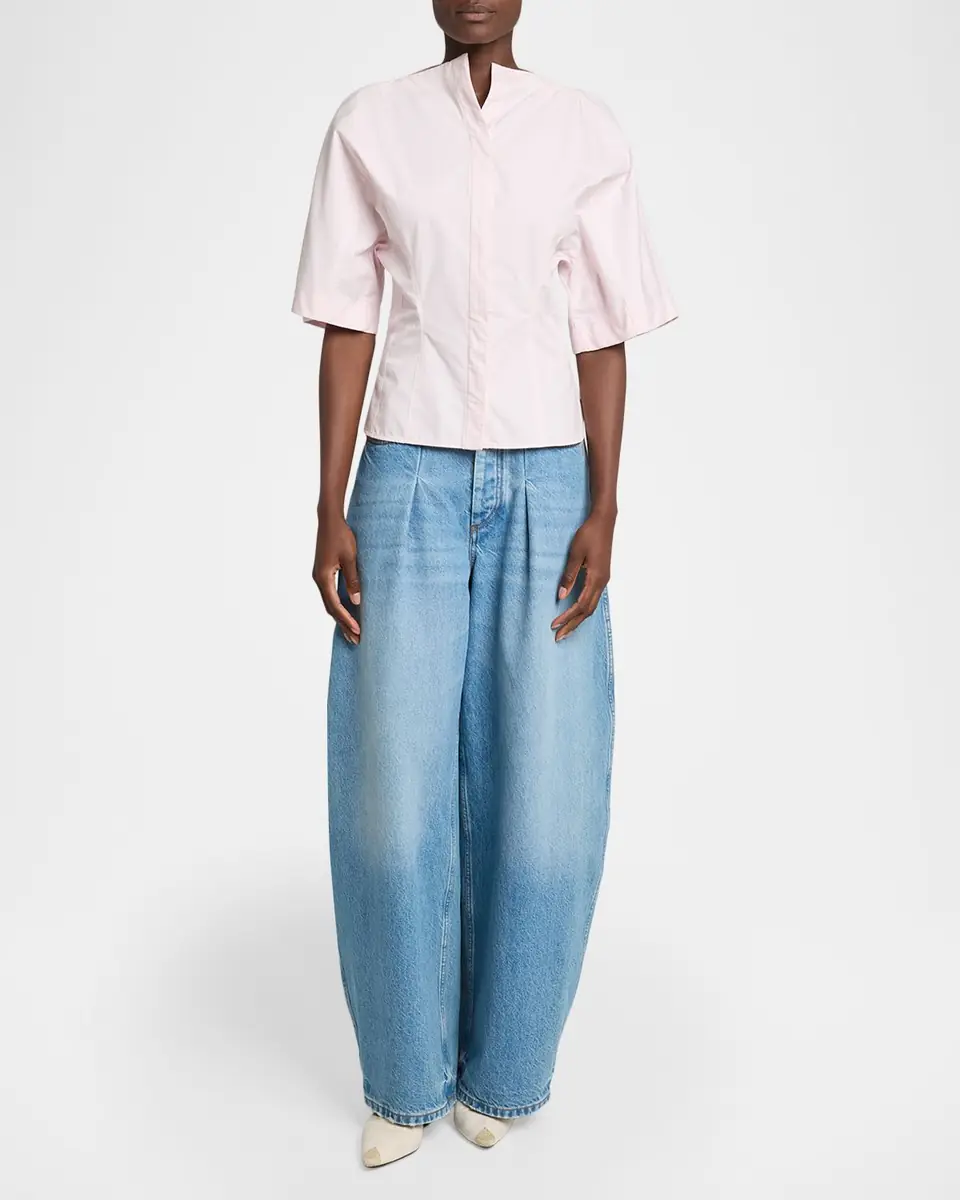 Jacquemus La Moisson Fitted Button-Down Shirt | Thumbnail 2 Jacquemus La Moisson Fitted Button-Down Shirt | Thumbnail 2