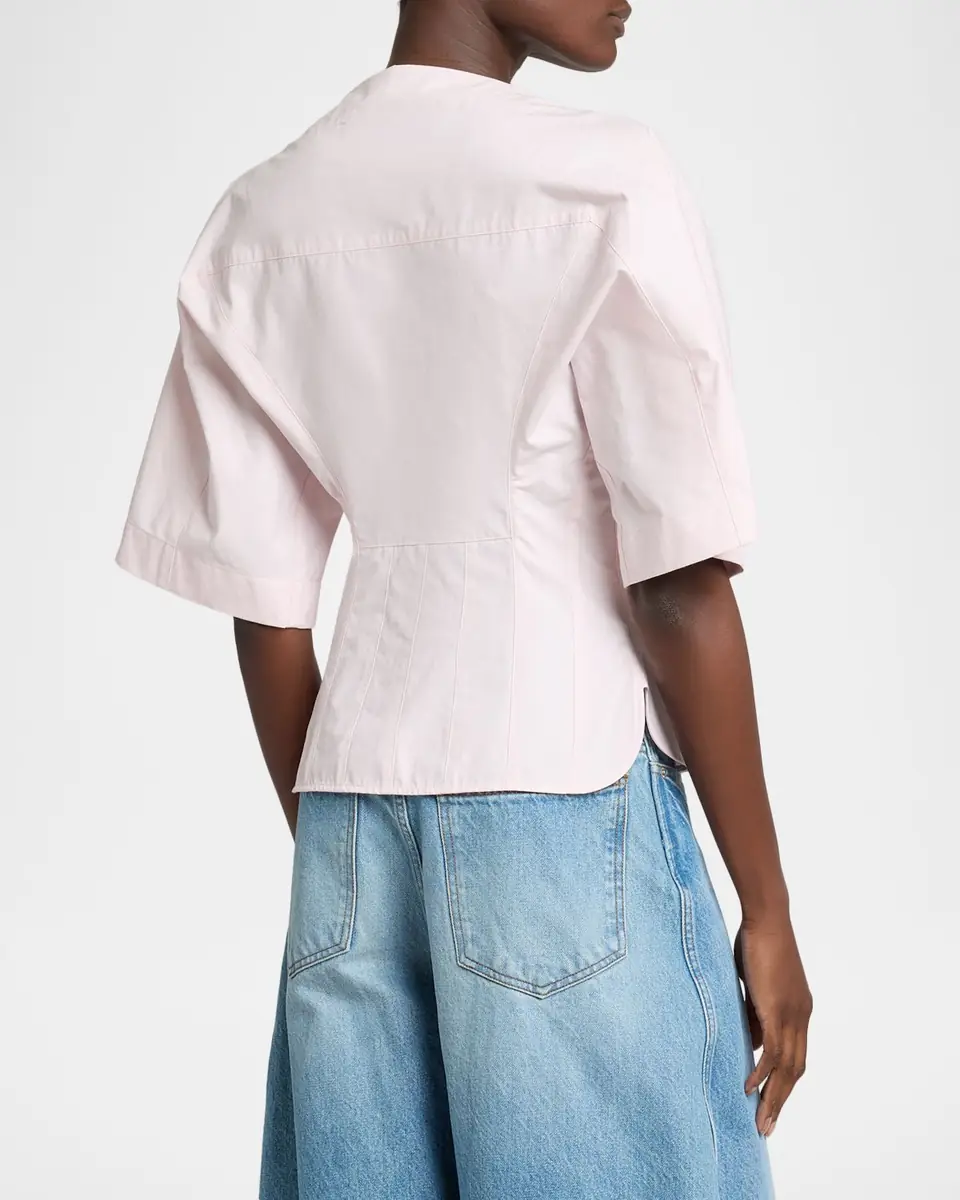 Jacquemus La Moisson Fitted Button-Down Shirt | Thumbnail 3 Jacquemus La Moisson Fitted Button-Down Shirt | Thumbnail 3