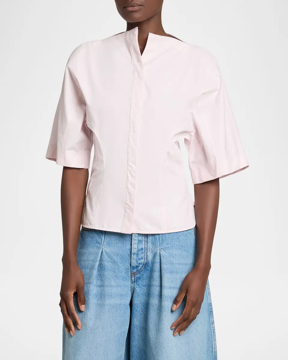Jacquemus La Moisson Fitted Button-Down Shirt | Thumbnail 4 Jacquemus La Moisson Fitted Button-Down Shirt | Thumbnail 4