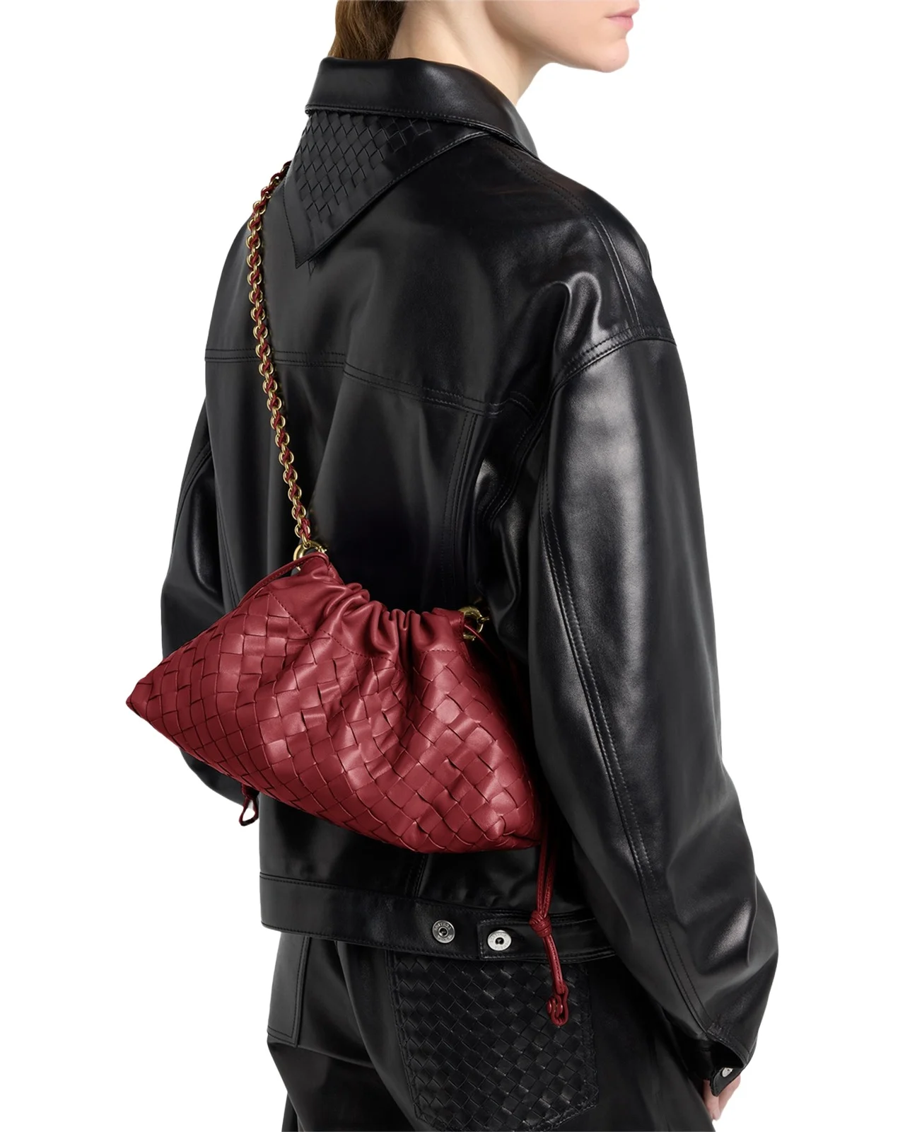 Dustbag Notte Leather Shoulder Bag