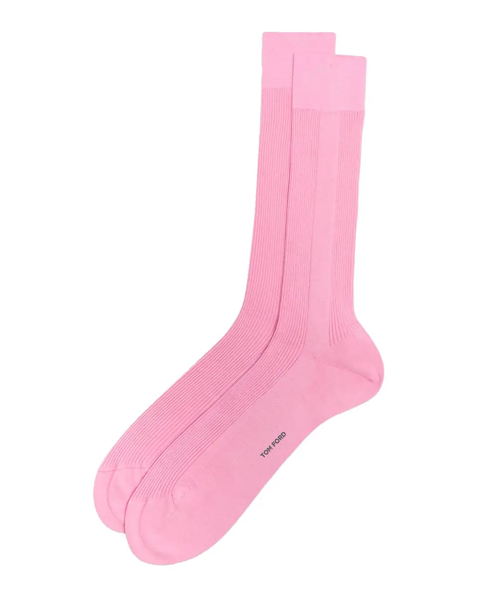 Tom Ford Men's Ribbed Cotton Crew Socks | Thumbnail 3 Tom Ford Men's Ribbed Cotton Crew Socks | Thumbnail 3