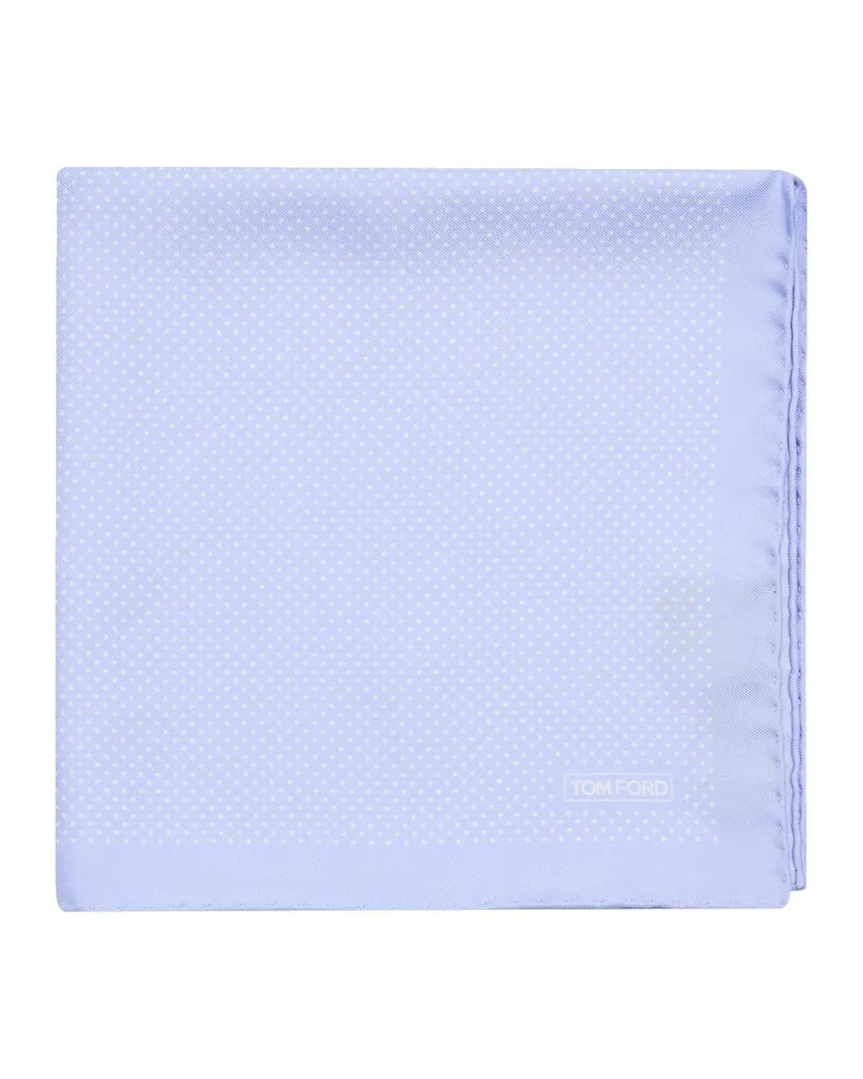 Tom Ford Men's Micro Polka Dot Silk Pocket Square | Thumbnail 3 Tom Ford Men's Micro Polka Dot Silk Pocket Square | Thumbnail 3