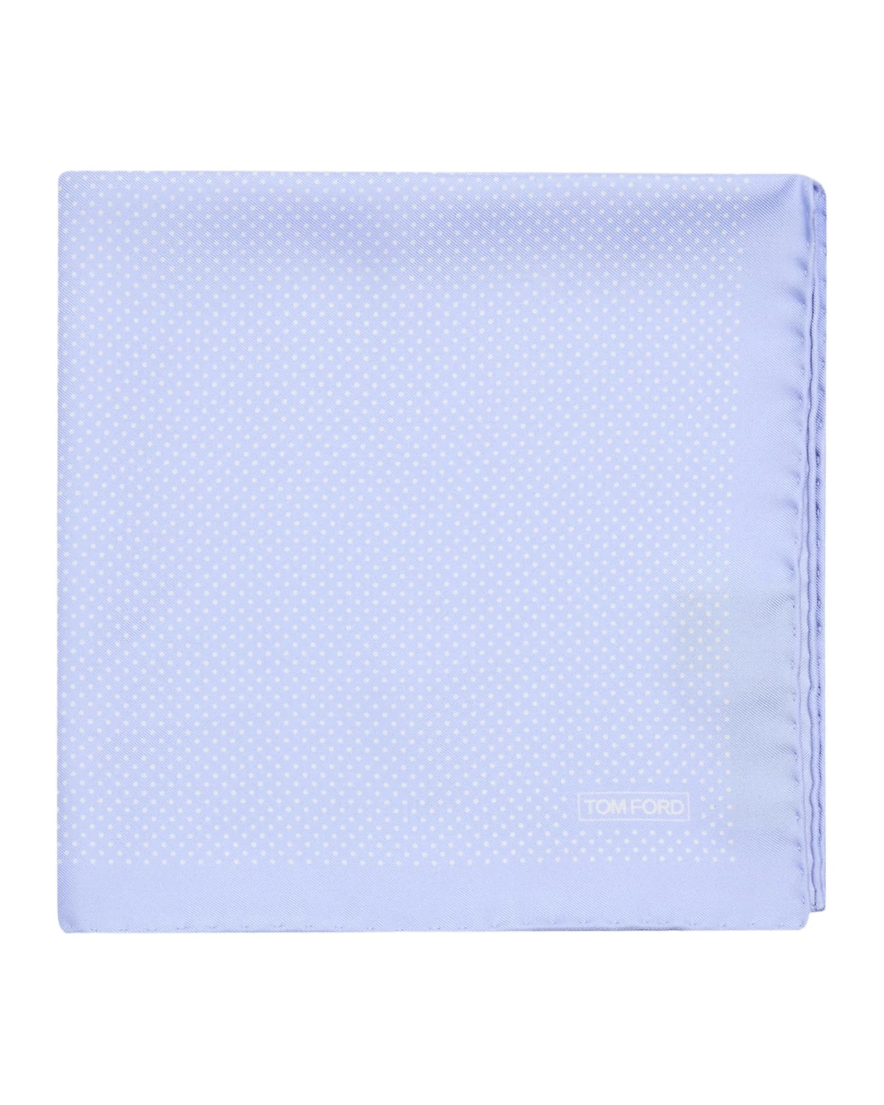 Tom Ford Men's Micro Polka Dot Silk Pocket Square