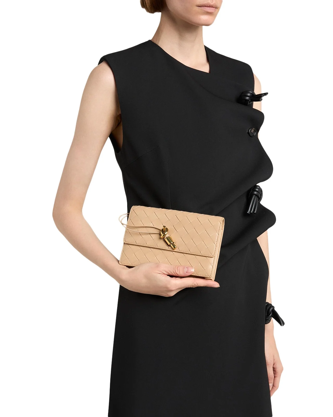 Andiamo Leather Chain Pouch Bag Andiamo Leather Chain Pouch Bag