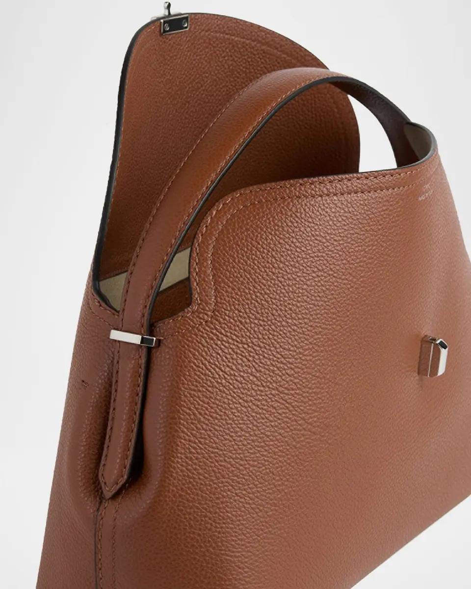 TOTEME T-Lock Grain Leather Top-Handle Bag | Thumbnail 2 TOTEME T-Lock Grain Leather Top-Handle Bag | Thumbnail 2