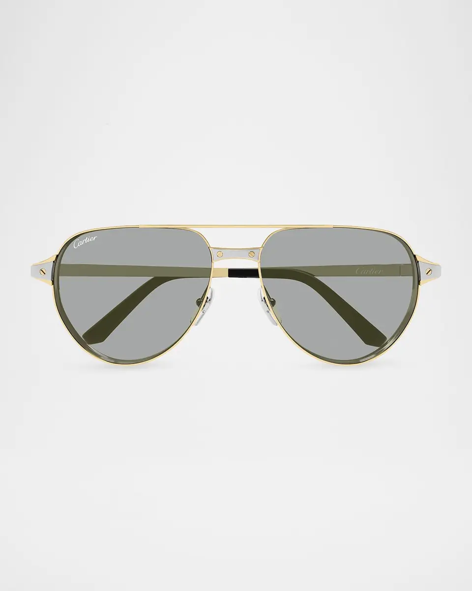 Cartier Men's CT0425S-006 Metal and Acetate Aviator Sunglasses | Thumbnail 6 Cartier Men's CT0425S-006 Metal and Acetate Aviator Sunglasses | Thumbnail 6