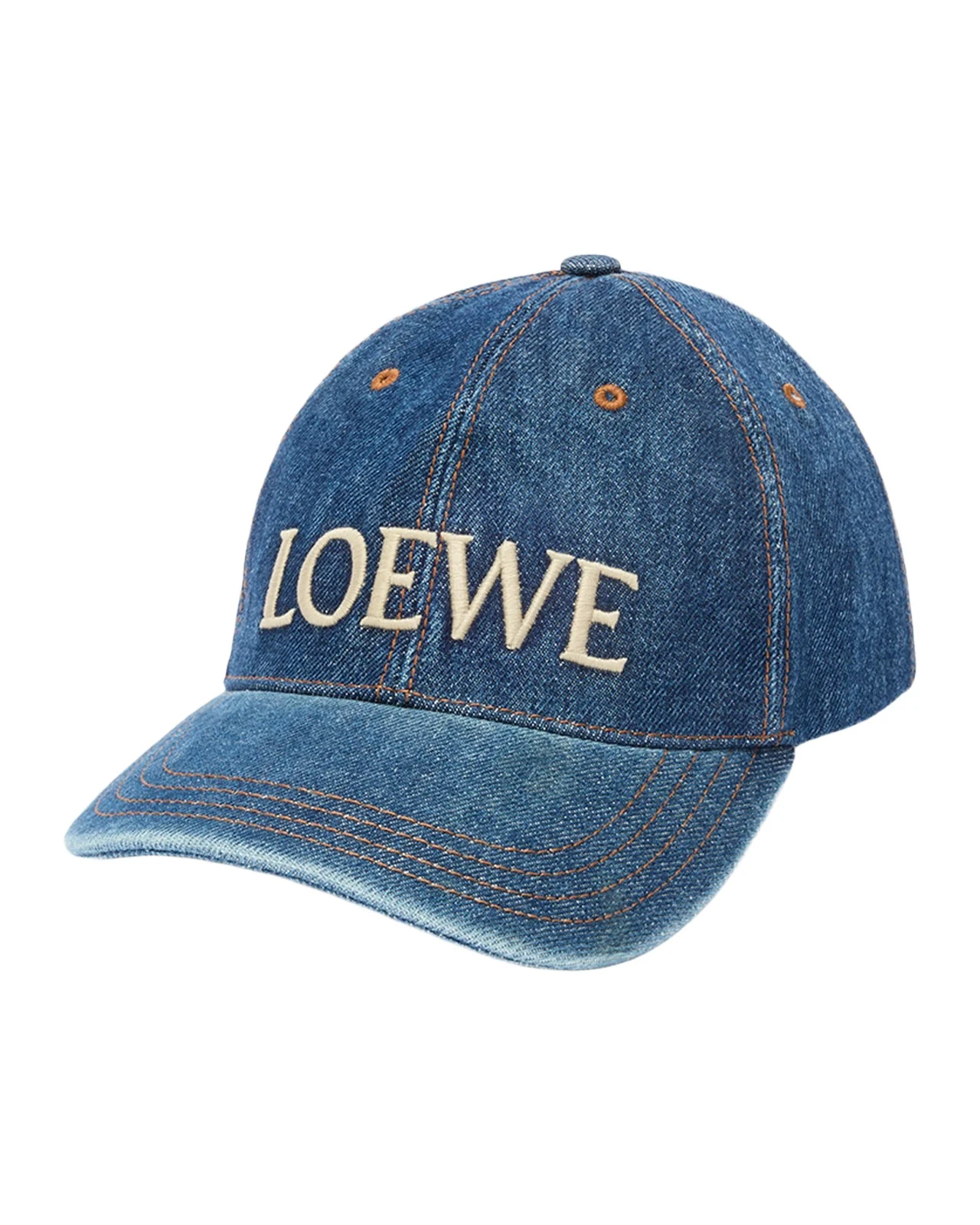 Loewe x Paula's Ibiza Men's Denim Logo Baseball Cap