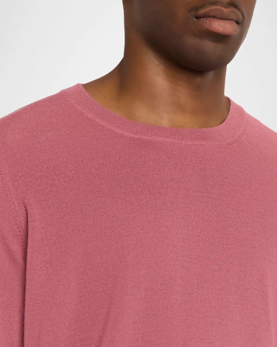 Brunello Cucinelli Men's Wool and Cashmere Crewneck Sweater | Thumbnail 5 Brunello Cucinelli Men's Wool and Cashmere Crewneck Sweater | Thumbnail 5