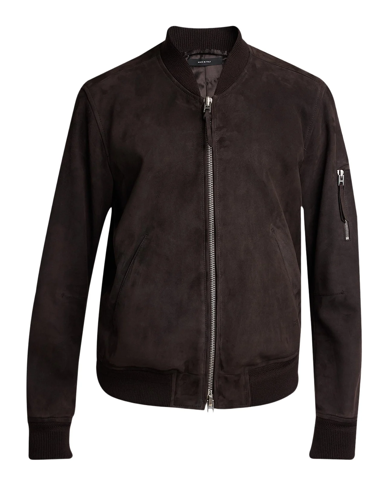 Tom Ford Men's Brushed Suede Bomber Jacket