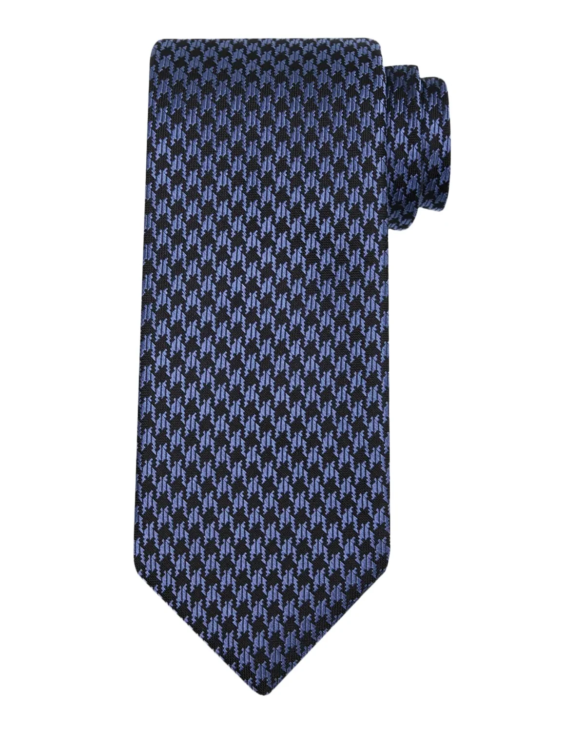 Men's Houndstooth Jacquard Silk Tie Men's Houndstooth Jacquard Silk Tie