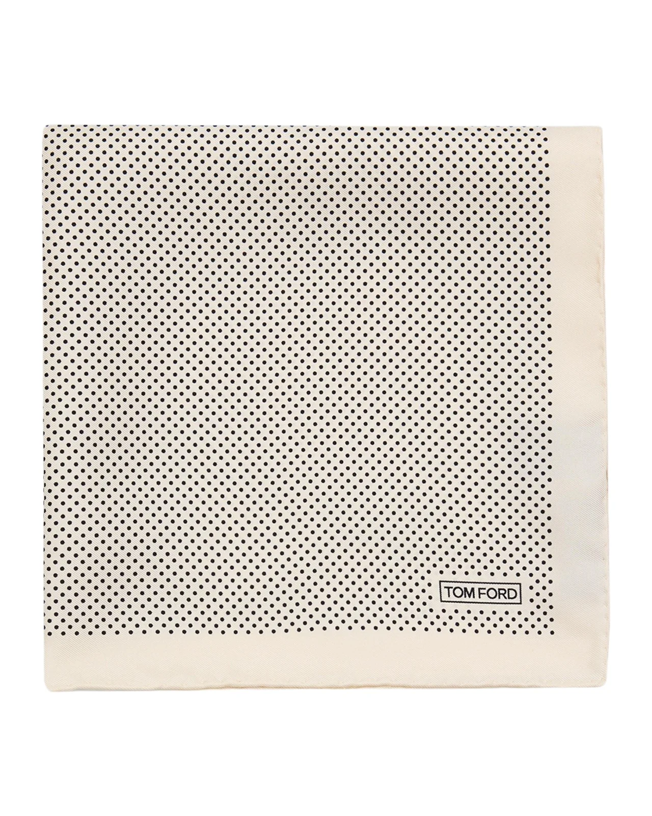 Tom Ford Men's Micro Polka Dot Silk Pocket Square