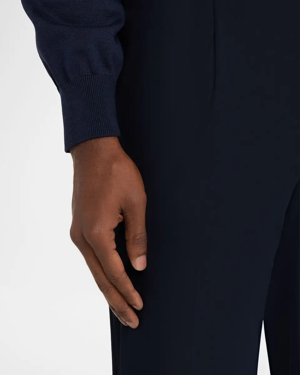 Brunello Cucinelli Men's Cotton Classic-Fit Pleated Pants | Thumbnail 5 Brunello Cucinelli Men's Cotton Classic-Fit Pleated Pants | Thumbnail 5