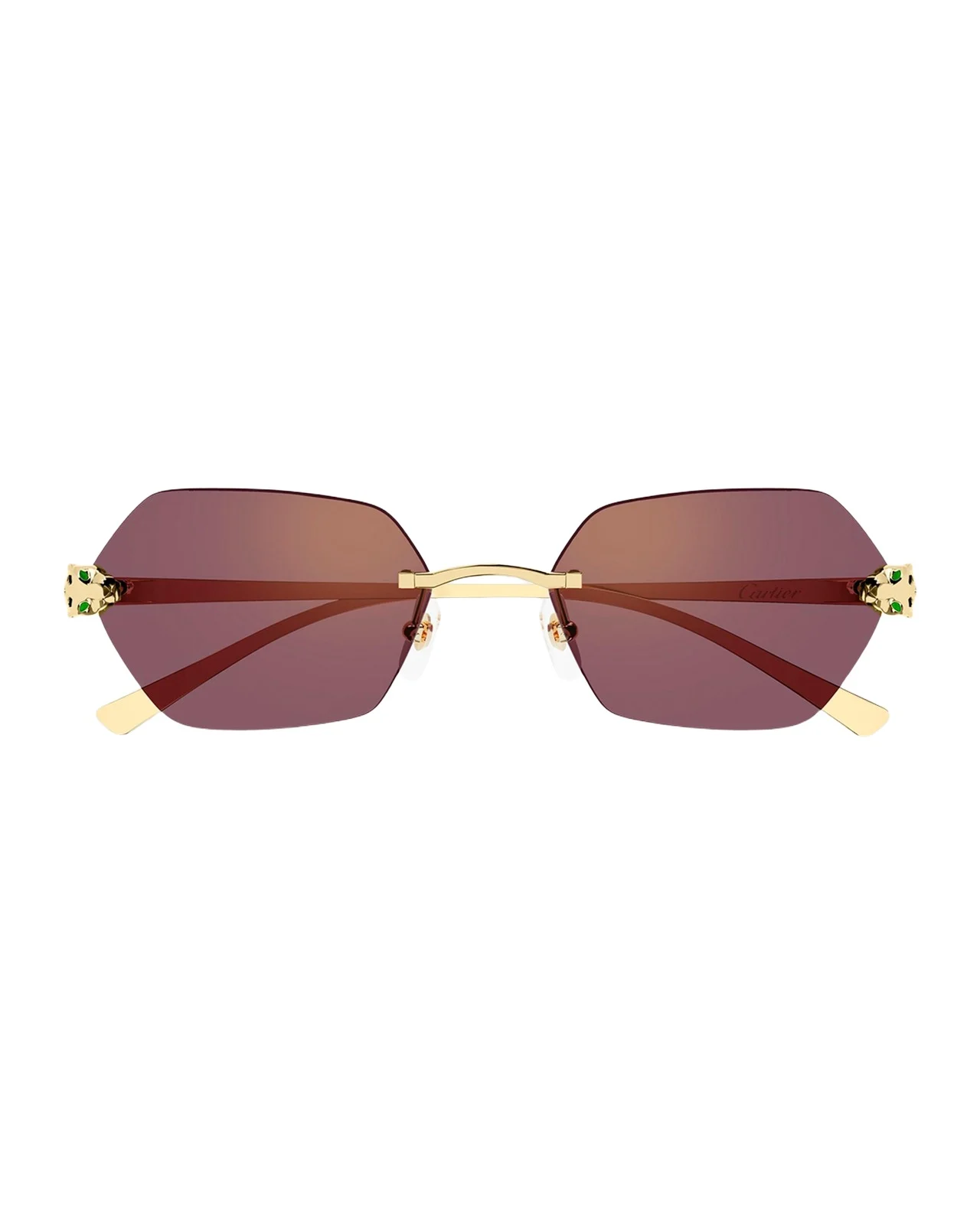 Cartier Panthère de 55mm Geometric Sunglasses