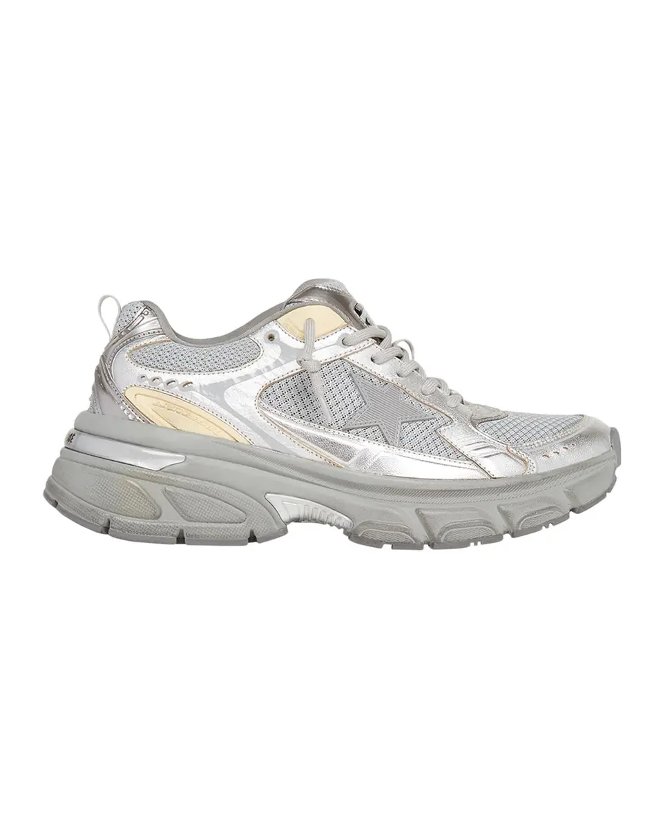 Golden Goose Men's Lightstar Mesh and Leather Runner Sneakers | Thumbnail 3
