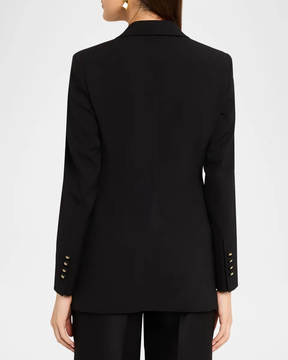 Dolce & Gabbana Turlington Woolen Single-Breasted Jacket | Thumbnail 3