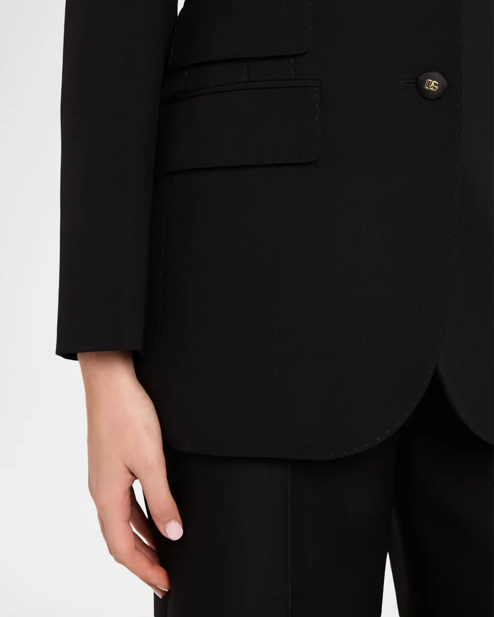 Dolce & Gabbana Turlington Woolen Single-Breasted Jacket | Thumbnail 5