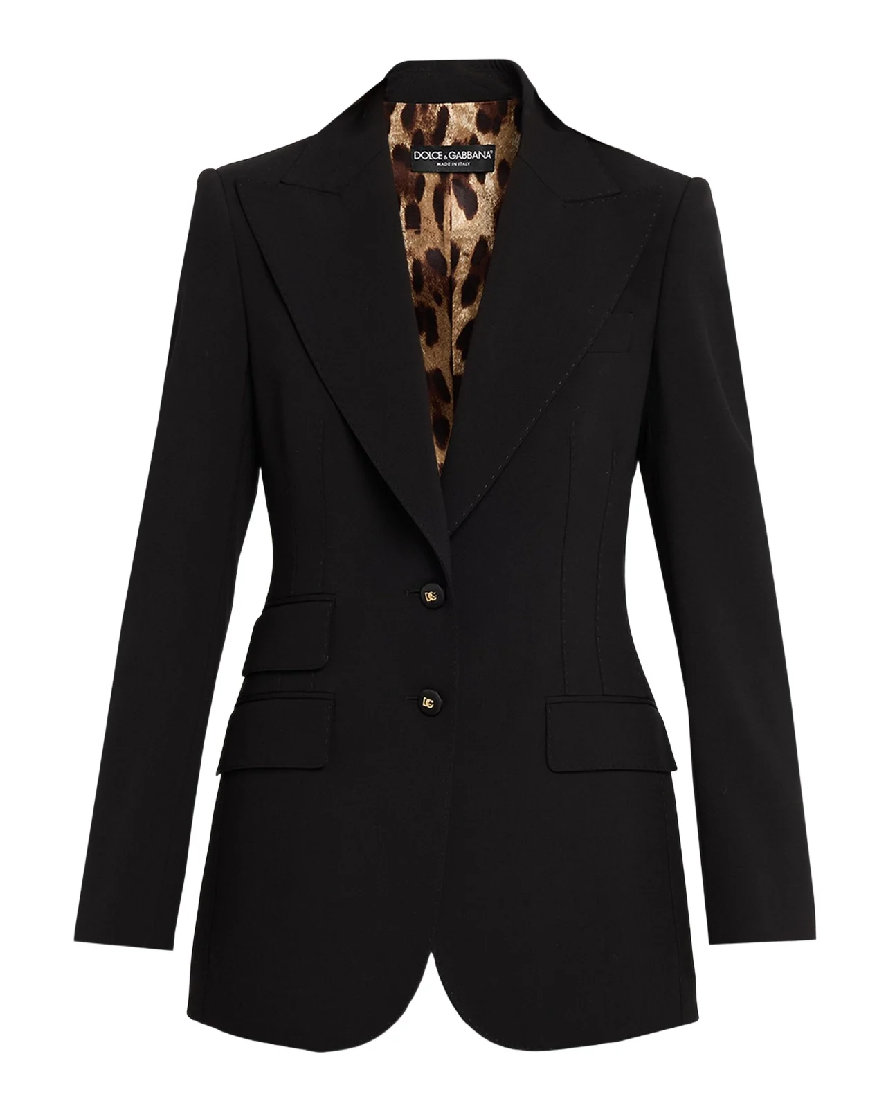 Turlington Woolen Single-Breasted Jacket Turlington Woolen Single-Breasted Jacket