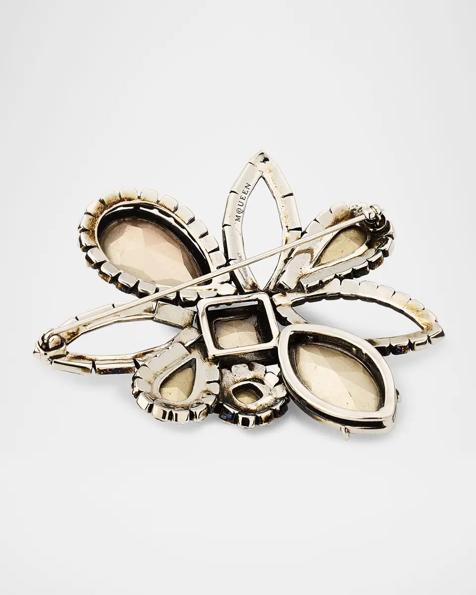 Alexander McQueen Cubic Zirconia Chandelier Brooch | Thumbnail 4