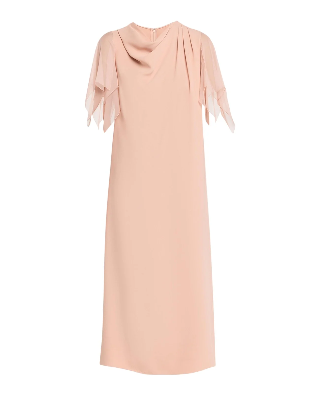 Campiona Draped Silk Dress