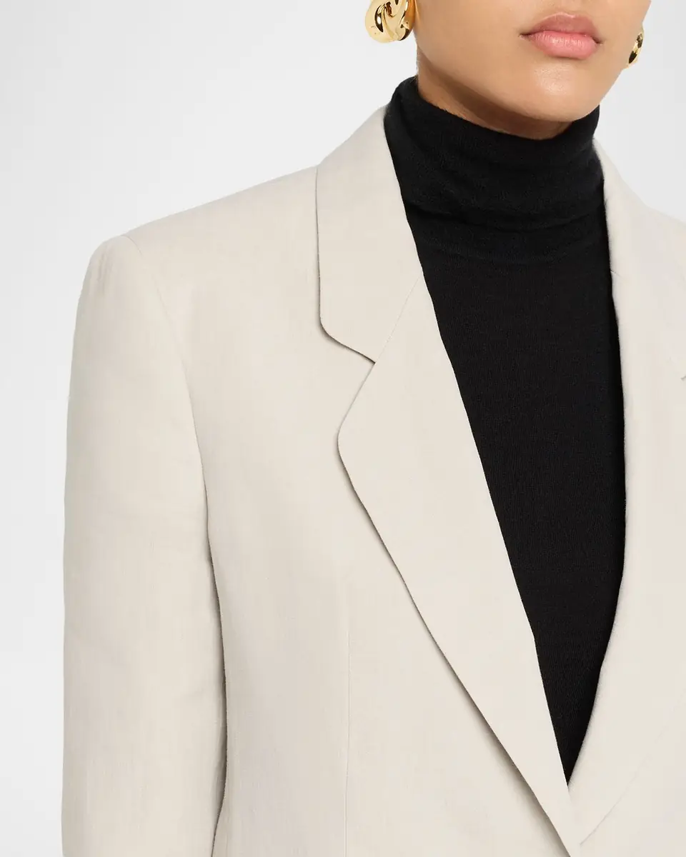 Giorgio Armani Linen Single-Breasted Blazer Jacket | Thumbnail 5 Giorgio Armani Linen Single-Breasted Blazer Jacket | Thumbnail 5