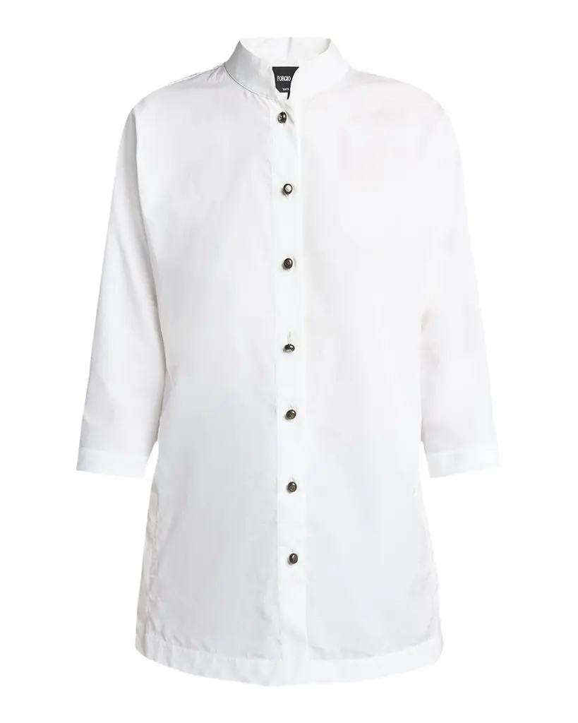 Giorgio Armani Cotton Poplin Button-Down Shirt | Image 1 Giorgio Armani Cotton Poplin Button-Down Shirt | Image 1