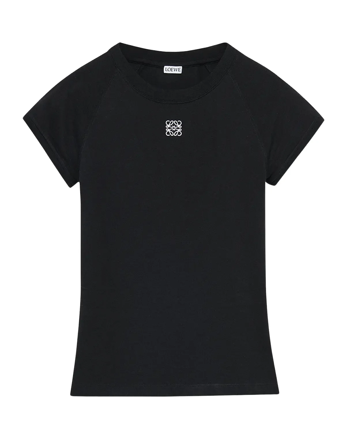 Loewe Ribbed Anagram Short-Sleeve Tee