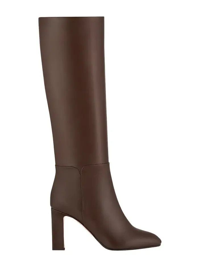 85mm Sellier Block-Heel Knee-High Boots 85mm Sellier Block-Heel Knee-High Boots