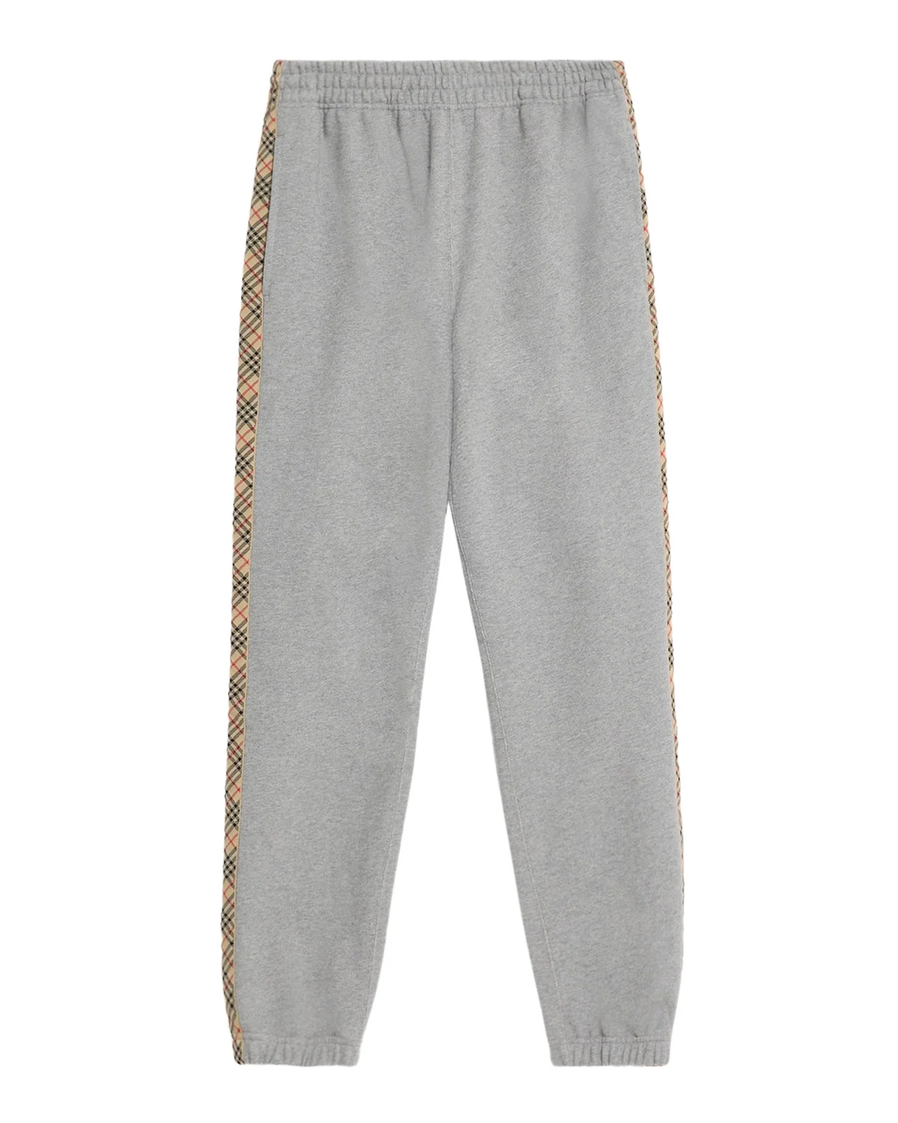 Burberry Men's Check Trim Cotton Jogging Pants
